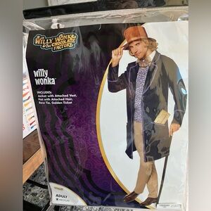 New Willy Wonka adult costume- Medium